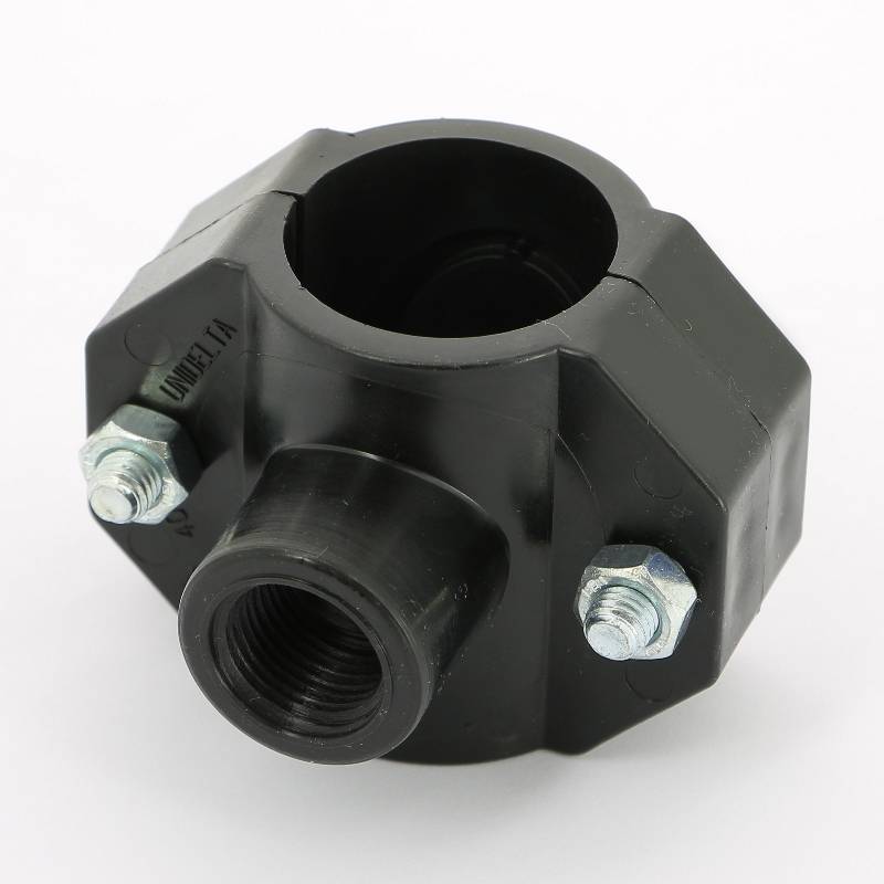 Седловая врезка Unidelta 40х1/2 2 болта для труб ПНД 1019040002