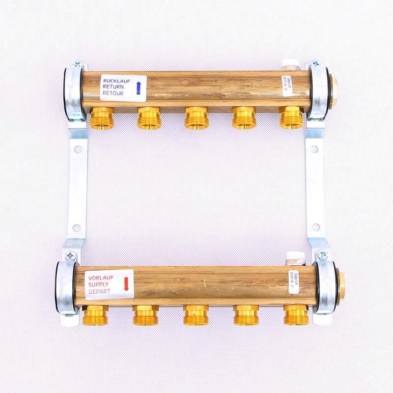 Коллекторная группа нерегулируемая Watts HKV/A 1x3/4 EK 5 выходов 10004544