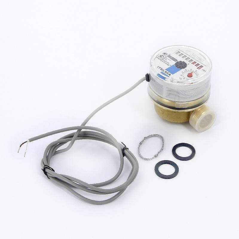 Счетчик холодной воды Итэлма WFK24 3/4 L=80 мм с импульсным выходом WFK24.D080