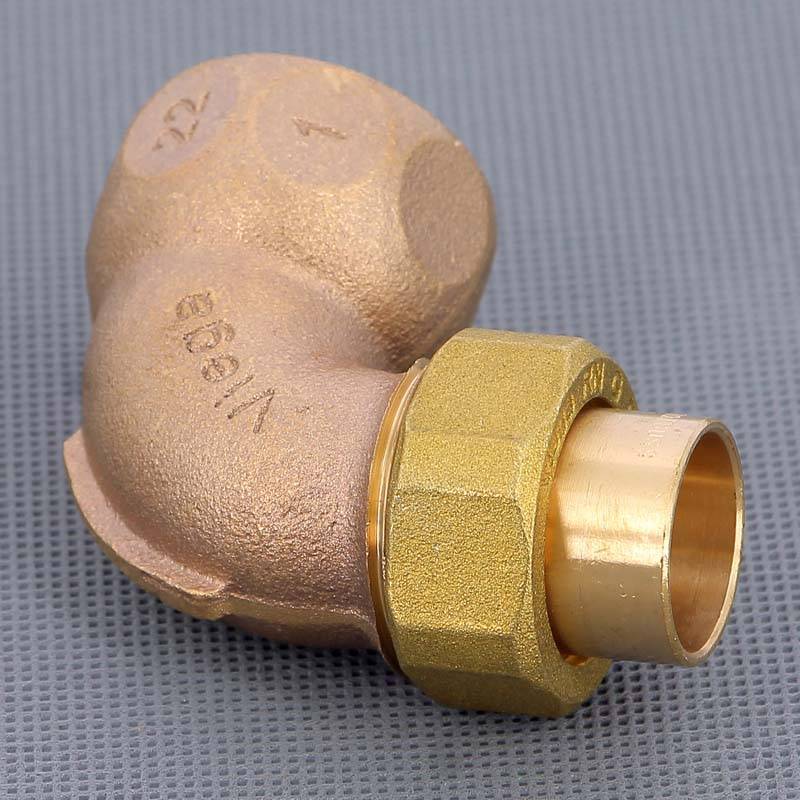 Угол с разъемным соединением пайка-В Viega 22х1 коническое уплотнение 120498