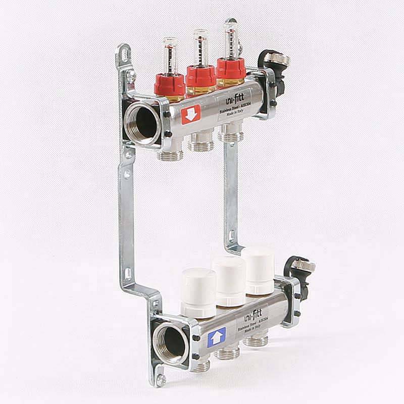 Коллекторная группа Uni-Fitt 415S 1 x 3/4 EK 3 выхода 450I4303