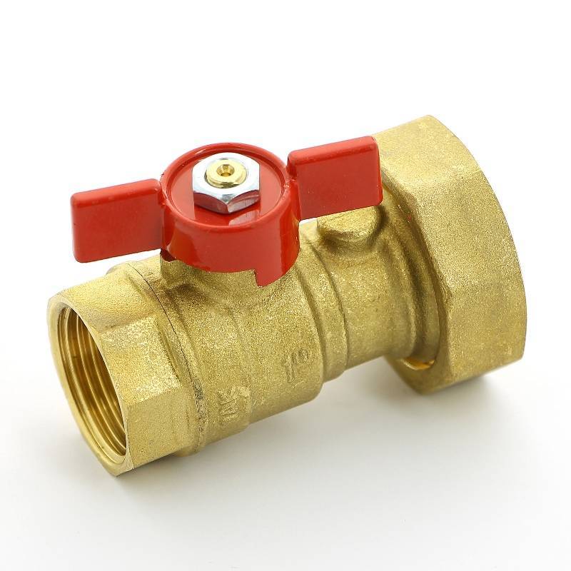 Кран шаровой Uni-Fitt 1x1 1/2 ВВ с накидной гайкой и уплотнением 117G4600