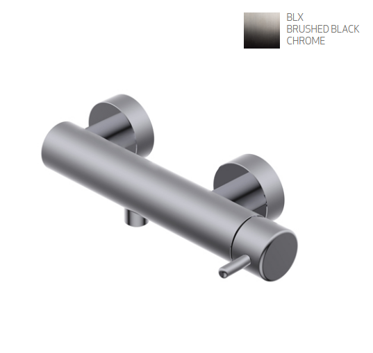 Смеситель для душа Ritmonio Diametro35 S настенный Brushed Black Chrome Q0BA6056BLX