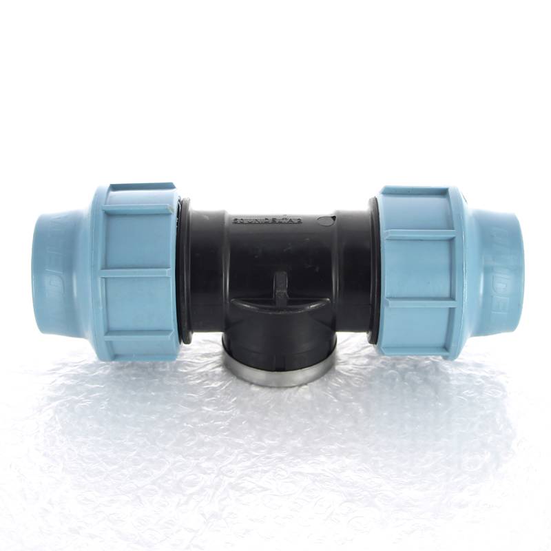 Тройник обжимной с внутренней резьбой Unidelta 50х1 1/2 для ПНД 1007051006