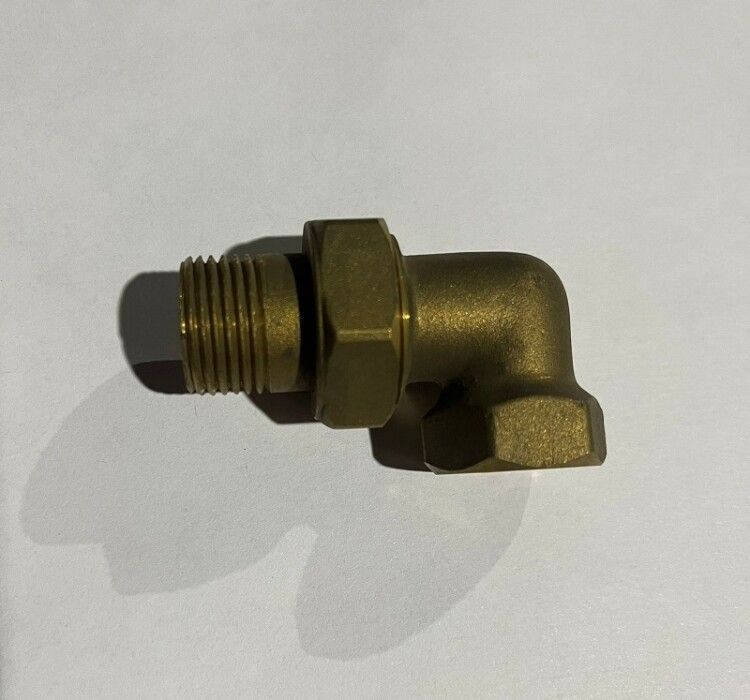 Сгон угловой латунный Giacomini R19X003 НВ 1/2 x 1/2 R19X003