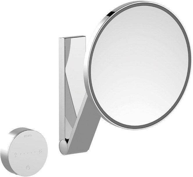Косметическое зеркало Keuco iLook_move круглое x5 с подсветкой и сенсорной панелью хром 17612019002