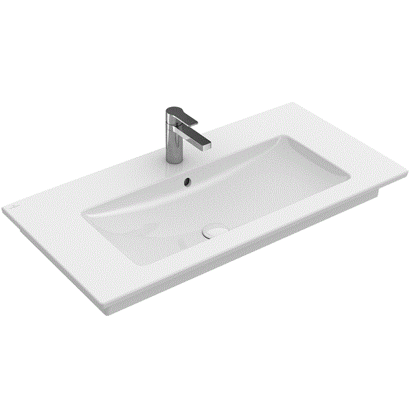 Раковина Villeroy & Boch Venticello 800х500х165 мм альпийский белый 41048L01