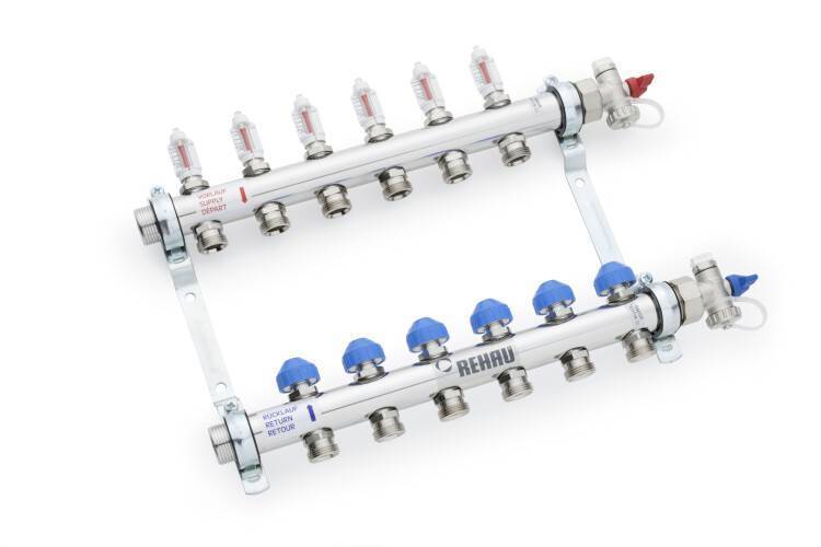 Коллектор Hogart HKV-D 5 выходов 1x3/4 EK нержавеющая сталь 12080511002