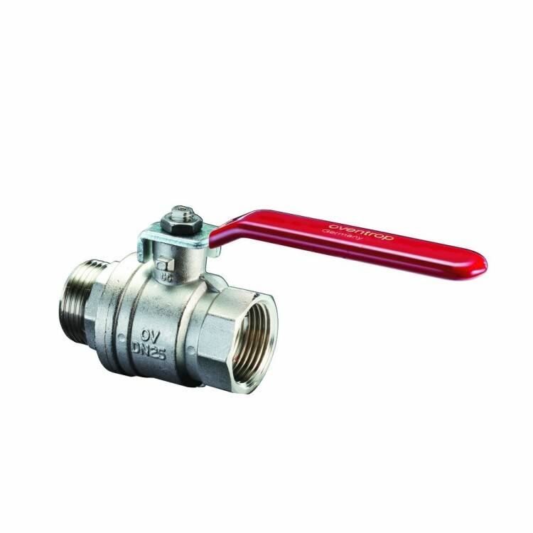 Кран шаровой Oventrop Optibal DN 32 1 1/4 НВ PN 16 ручка-рычаг 1076210