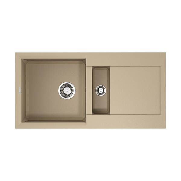Кухонная мойка Omoikiri Sakaime 86-2 Tetogranit 86x46.5 см шампань 4993238