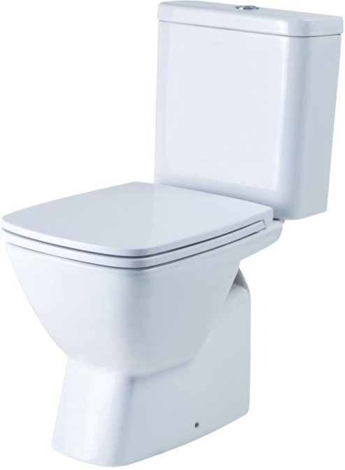 Унитаз-компакт Santek Нео 2-режимный тонкое сиденье дюропласт микролифт 1.WH30.2.470