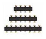 Распределительный коллектор Meibes на 3-5 контуров с кронштейнами ME 66301.31 RU