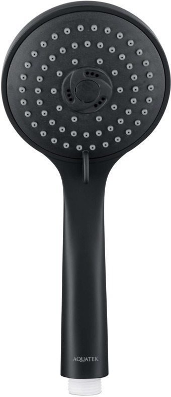 Ручной душ Aquanet Вега 3jet матовый черный AQ2003MB