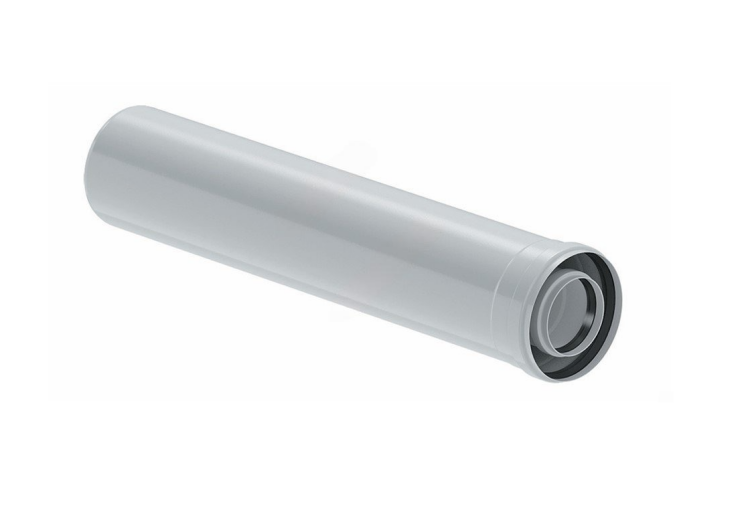 Удлинительная труба Buderus 80/125 мм 0,5 м PP 4620257019