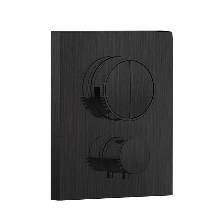 Смеситель для душа Almar Core нажимной Absolute Black Brushed PVD E176682AB