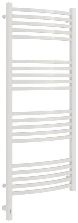 Полотенцесушитель электрический Сунержа Аркус 3.0 1320x530 мм МЭМ нижнее слева белый 1257041250