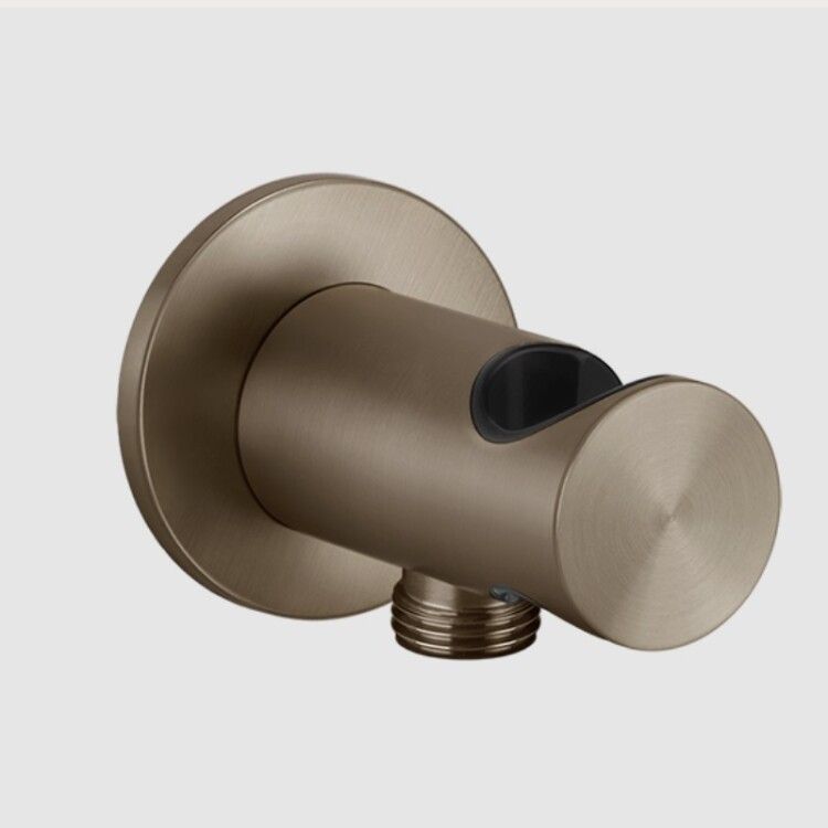Шланговое подсоединение Gessi Shower316 с держателем Coffee Bronze Brushed PVD 54161761