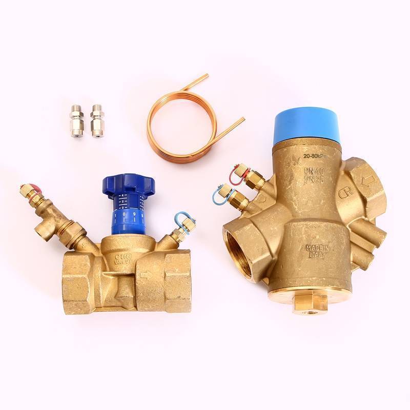 Комплект регулятора перепада давления CIM 767 и балансировочного клапана Cimberio 2 CIM 767H787ODP 2