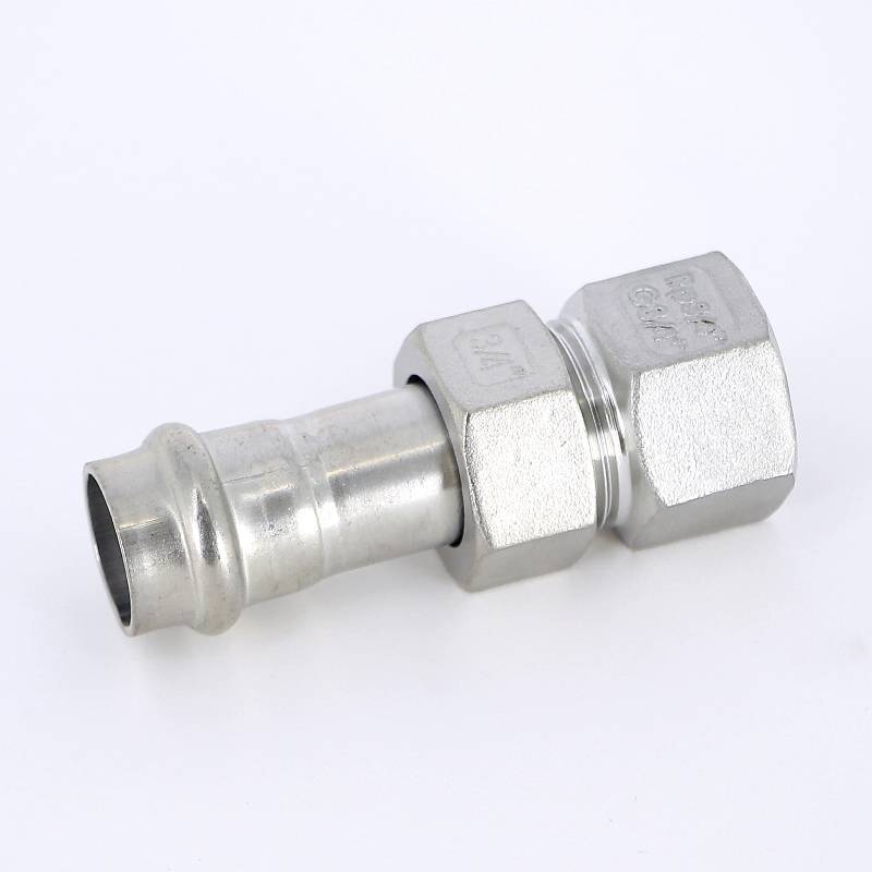 Муфта разборная IBP B-Press Inox 18 мм x 3/4 ВР нержавеющая сталь PS4330G0180600