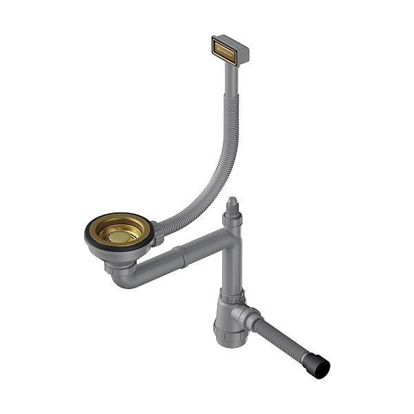 Арматура для одночашевых моек Omoikiri WK-1-AB022 с прямоугольным переливом латунь 4956475