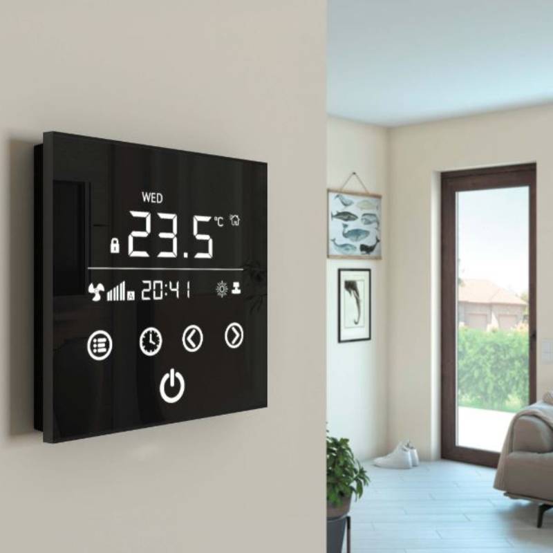 Регулятор электронный программный Varmann Vartronic сенсорный черный 703101