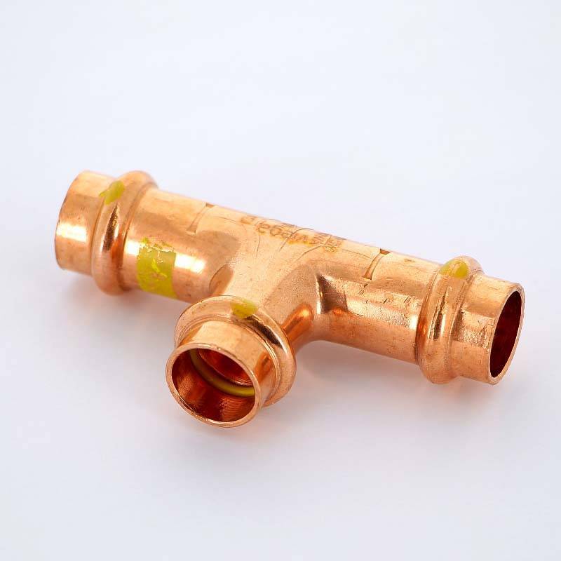 Тройник пресс медный Viega Profipress G 15 мм 345938