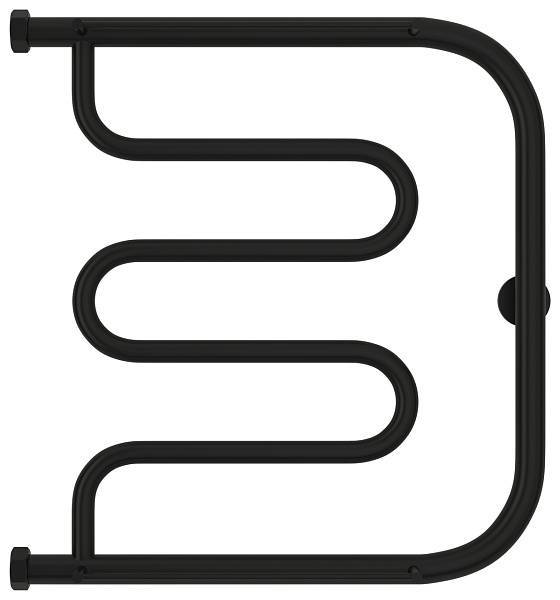 Полотенцесушитель водяной Сунержа Лира 500x500 мм матовый черный 31-4012-5050