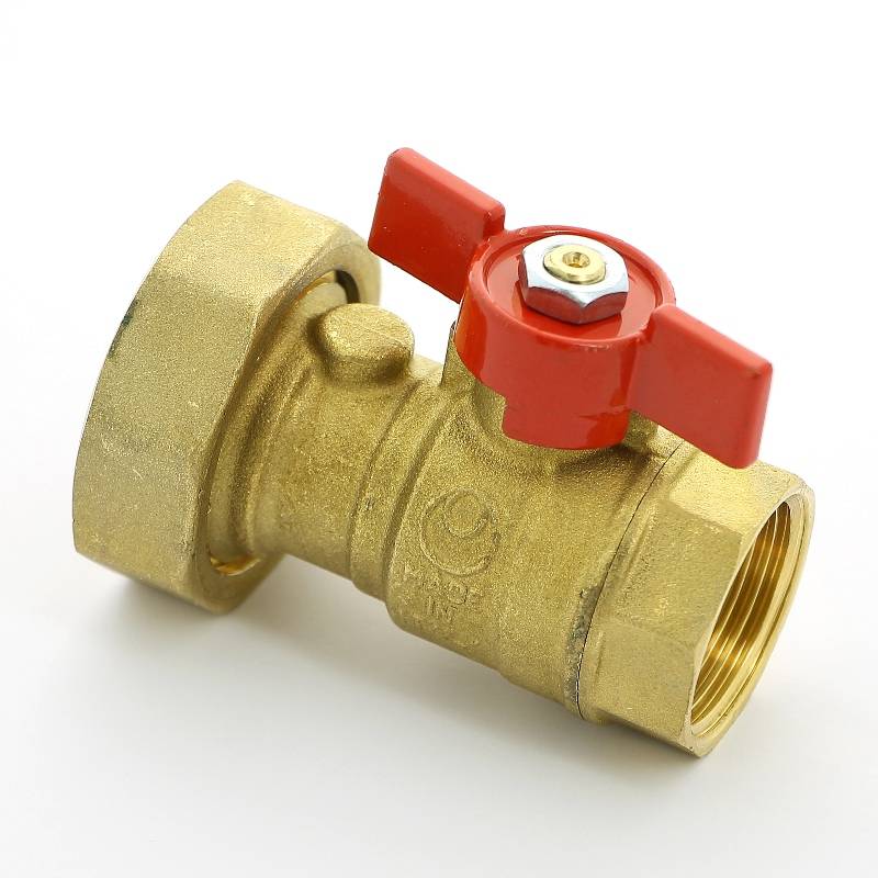 Кран шаровой Uni-Fitt 1x1 1/2 ВВ с накидной гайкой и уплотнением 117G4600