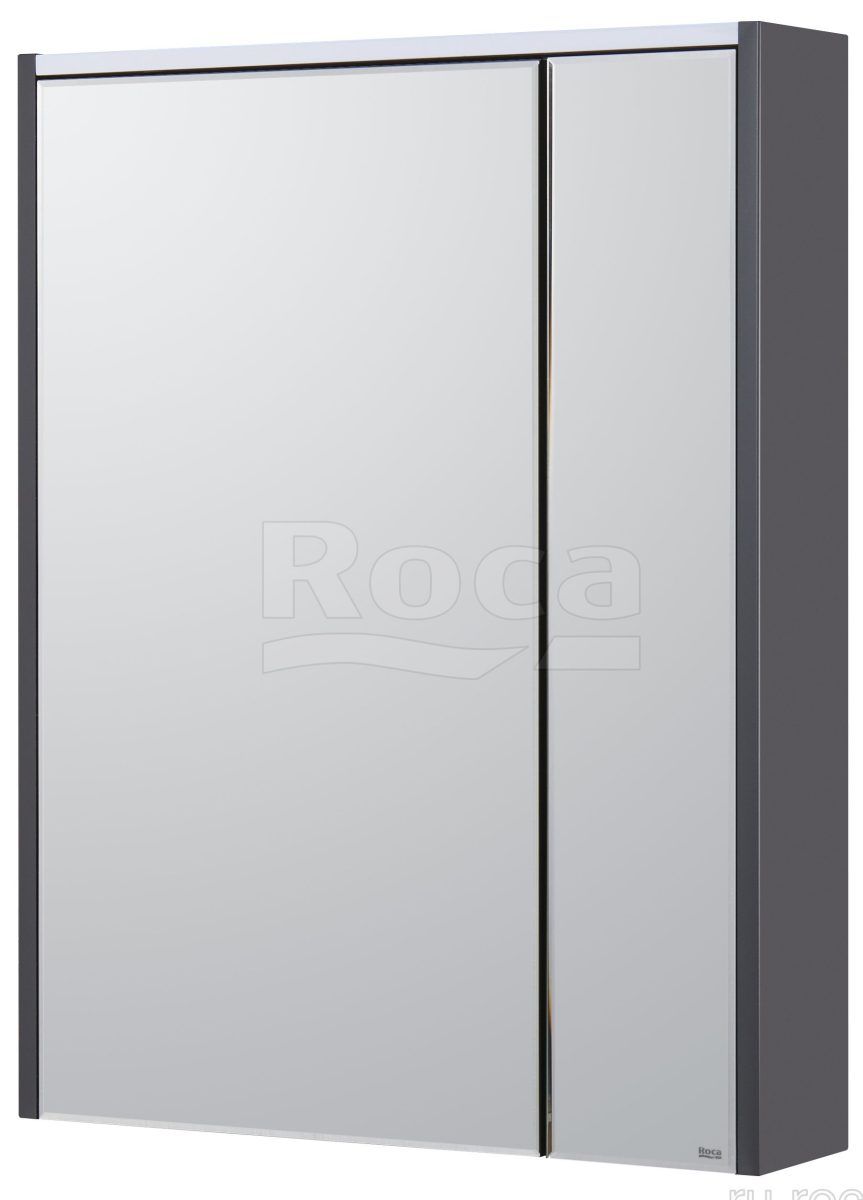 Зеркальный шкаф Roca Ronda 600х145х780 мм белый глянец/антрацит ZRU9302968
