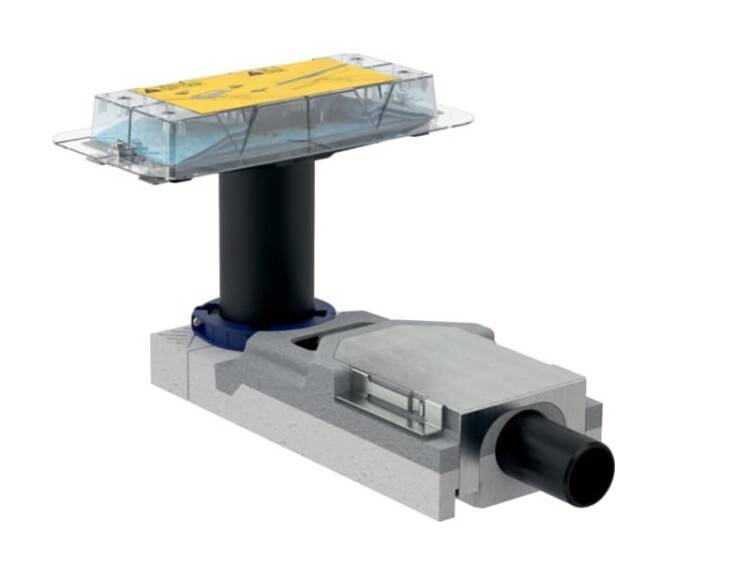 Монтажный комплект для душевых каналов Geberit CleanLine d40 высота стяжки 65-90 мм 154.152.00.1