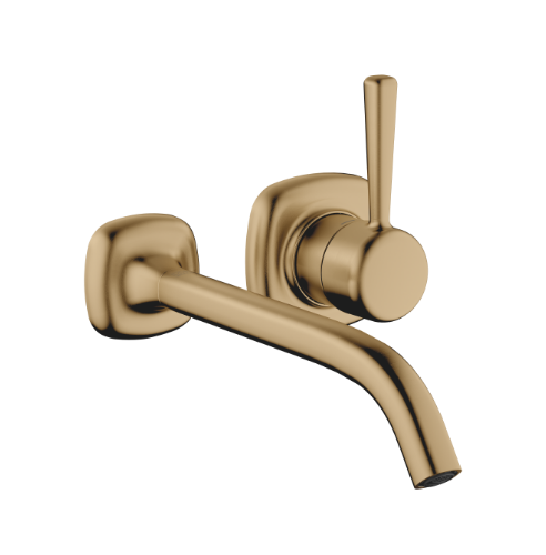 Смеситель для раковины Dornbracht COYA настенный Dark Brass сатинированный 3686140439