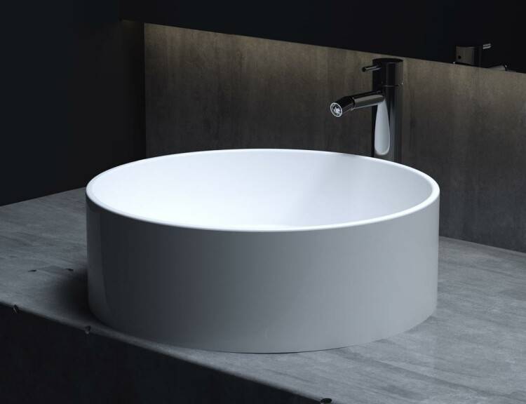 Раковина накладная Salini Armonia 450x450x150 мм белый матовый 130112SM