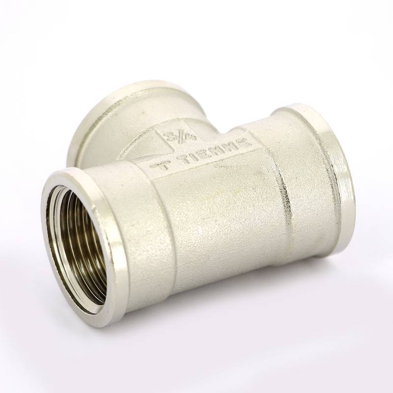 Тройник никелированный Tiemme 3/4 ВР-ВР-ВР 1500096