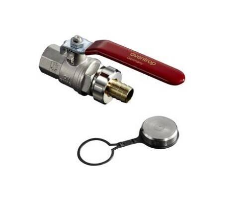 Кран шаровой Högert Technik латунный PN16 3/4 Ду20 1036156