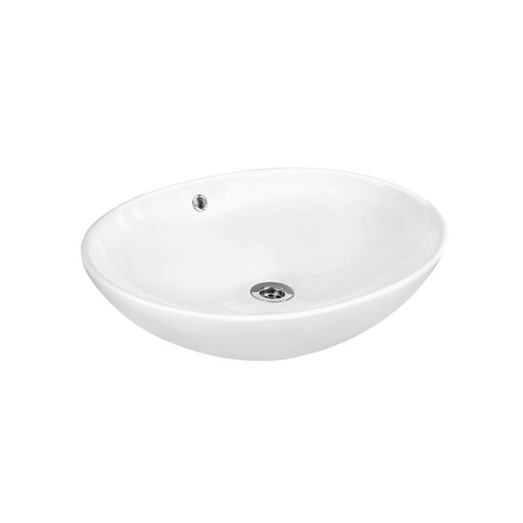 Раковина Jaquar JDS 630х425х160 мм без отверстия под смеситель JDS-WHT-25901