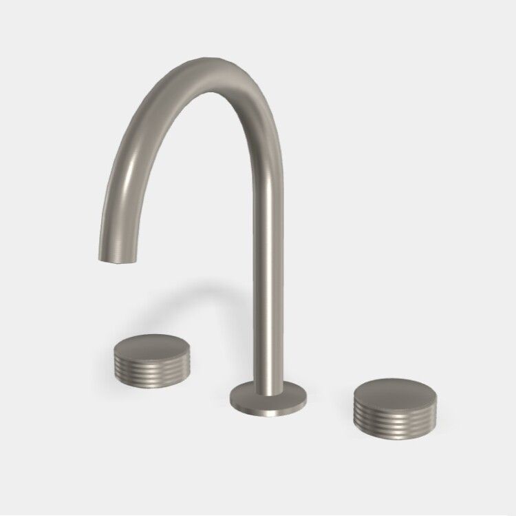 Смеситель для раковины, Fima Carlo Frattini, Texture Collection, X COLLECTION, цвет-Brushed Nickel