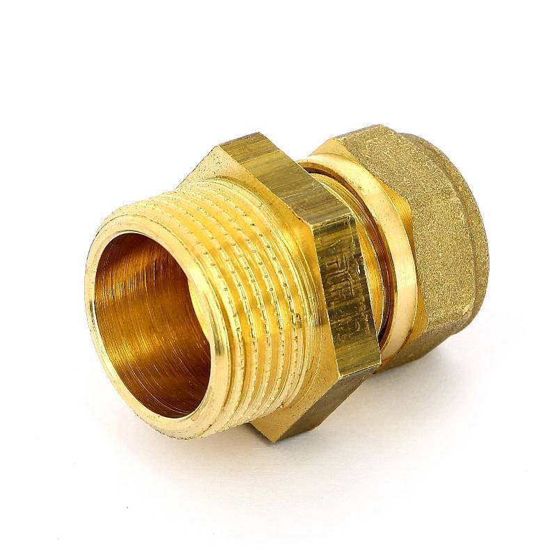 Муфта обжимная Tiemme 1100 15х3/4 наружная резьба 1100023