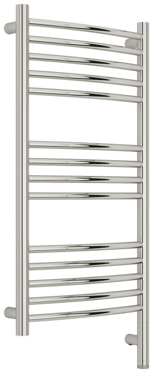 Полотенцесушитель электрический Сунержа Богема 3.1 выгнутая 800x400 мм МЭМ нижнее правое подключение сталь без покрытия 0060038040