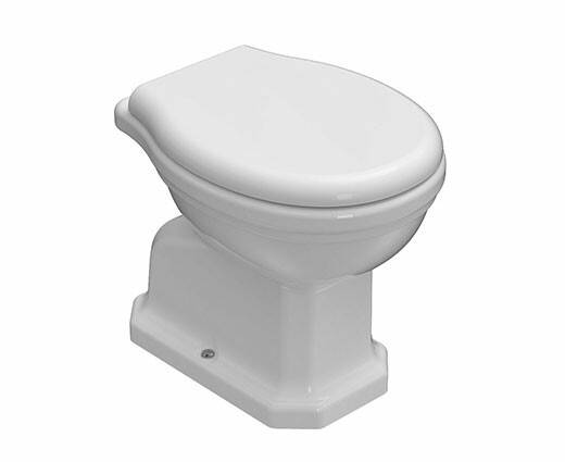 Унитаз напольный Globo Paestum 375х570х400 мм белый PA002.BI