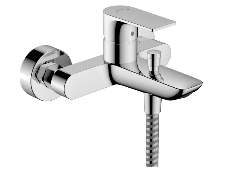 Смеситель для ванны и душа Hansgrohe Rebris E однорычажный хром 72450000