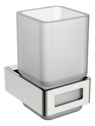 Стакан для зубных щеток подвесной Boheme Q никель 10944-NB