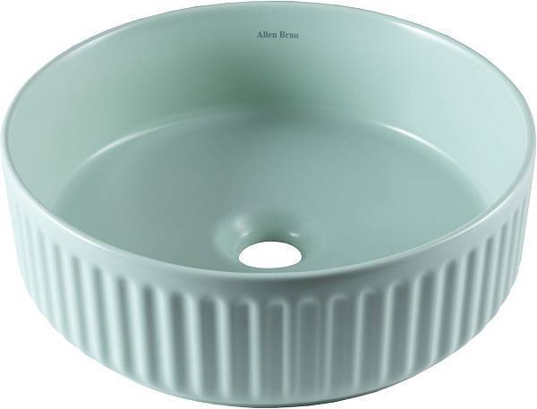 Раковина-чаша Allen Brau Fantasy 36х36х12 см мятный 4.11032.MT