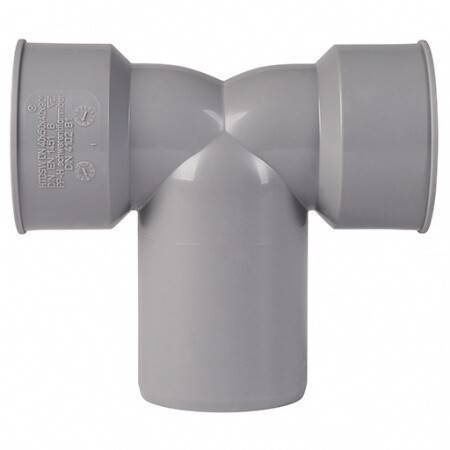 Отвод канализационный сифонный двойной Ostendorf HT HTDSW 90° 40/50/40 мм RAL 7037 112970