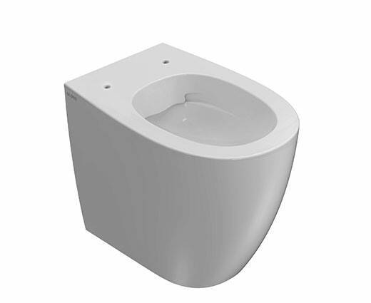 Унитаз приставной Globo 4ALL 360x540 мм белый MD004BI