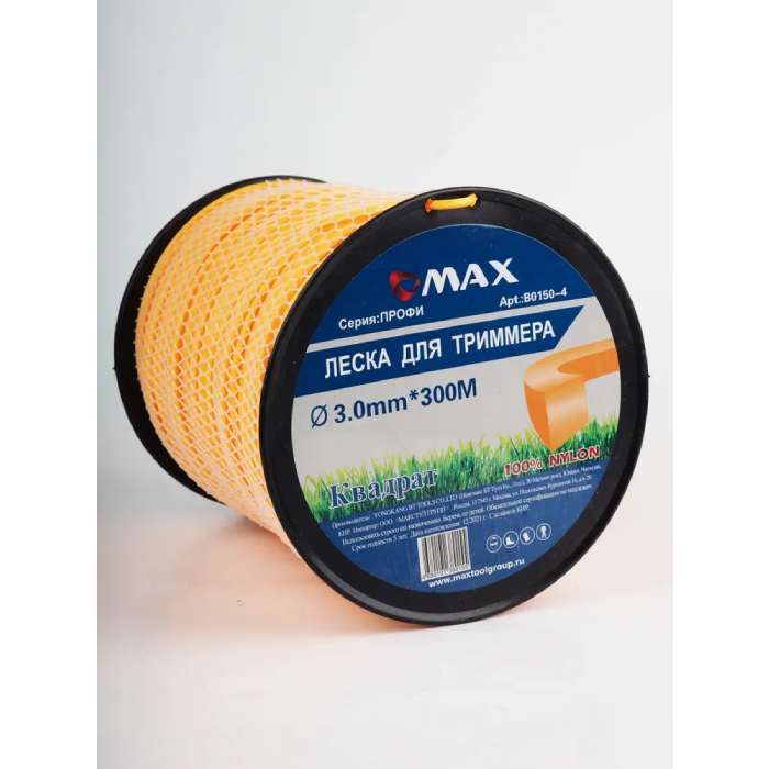 Леска для триммера Maxtool Квадрат 3.0 мм x 300 м 10629