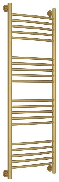Полотенцесушитель водяной Сунержа Богема+ с 1 полкой 400x1200 мм матовое золото 032-0221-1240