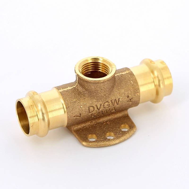 Тройник-водорозетка Viega Sanpress с SC-Contur 22 мм x 1/2 625726