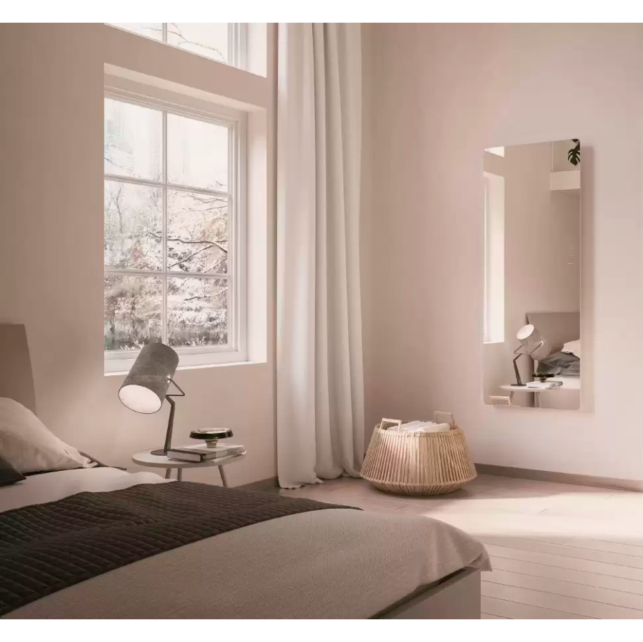 Полотенцесушитель электрический Lazzarini E-Mirror 700 Вт зеркальный прямой 5225