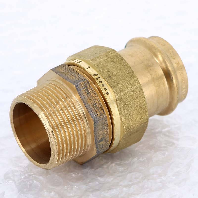 Муфта разъемная Viega Profipress G 35x1 1/4 пресс-НР бронза 379438