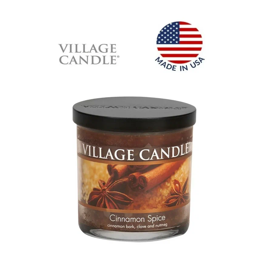 Ароматическая свеча Village Candle Spiced Cinnamon Пряная корица 213 г 10042